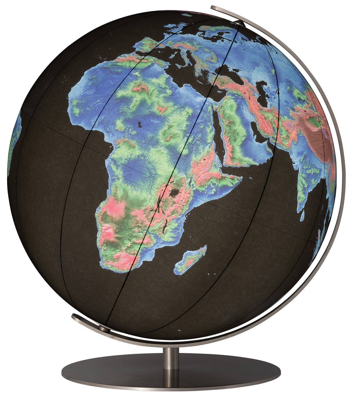 Elevation Globe in Black