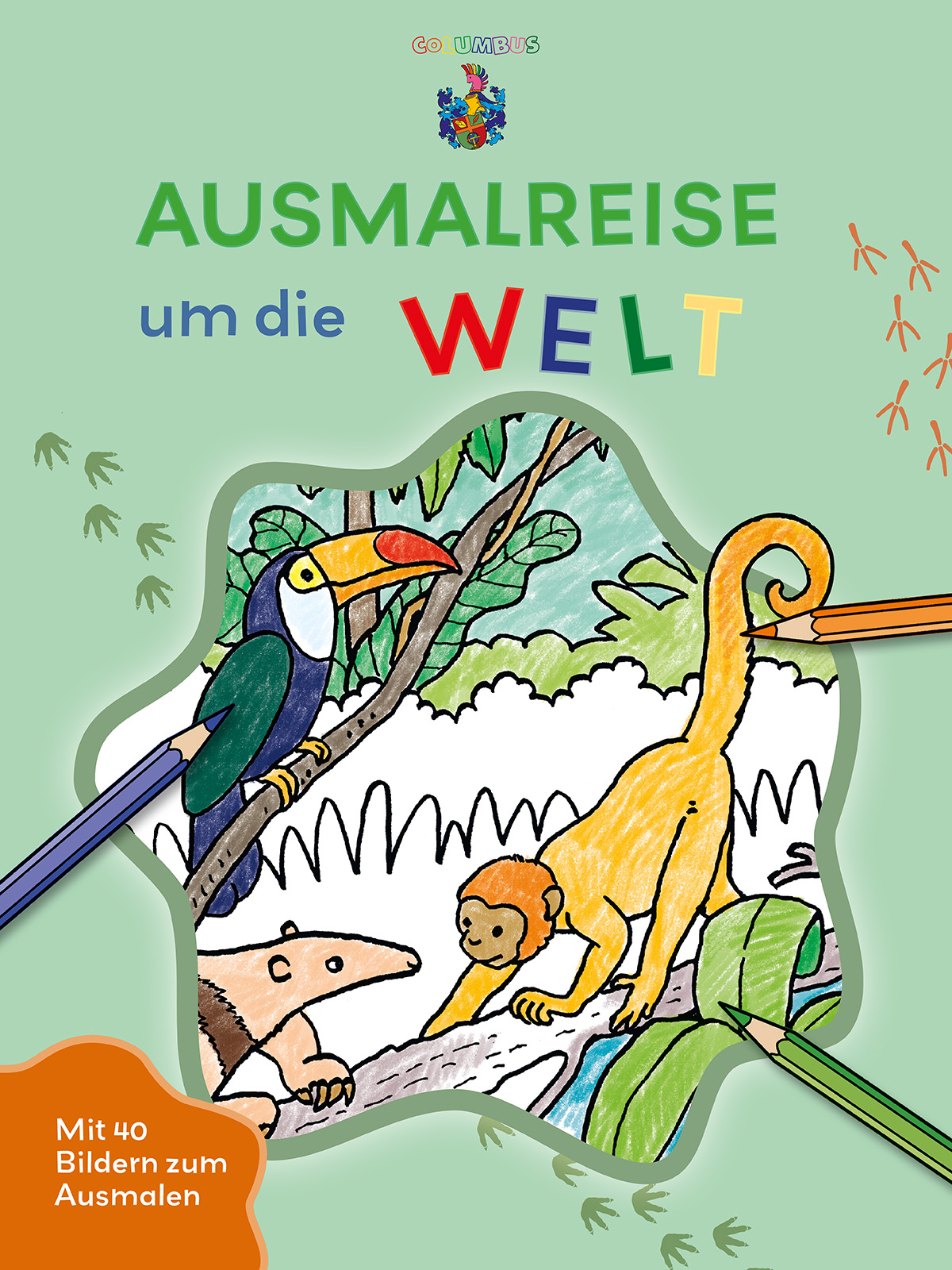  Ausmalreise um die Welt