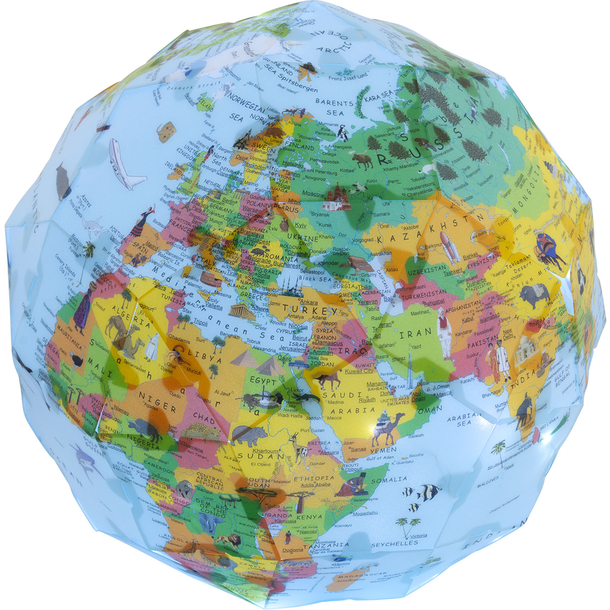  3D-Puzzle Kinder-Globus mit CREATTO