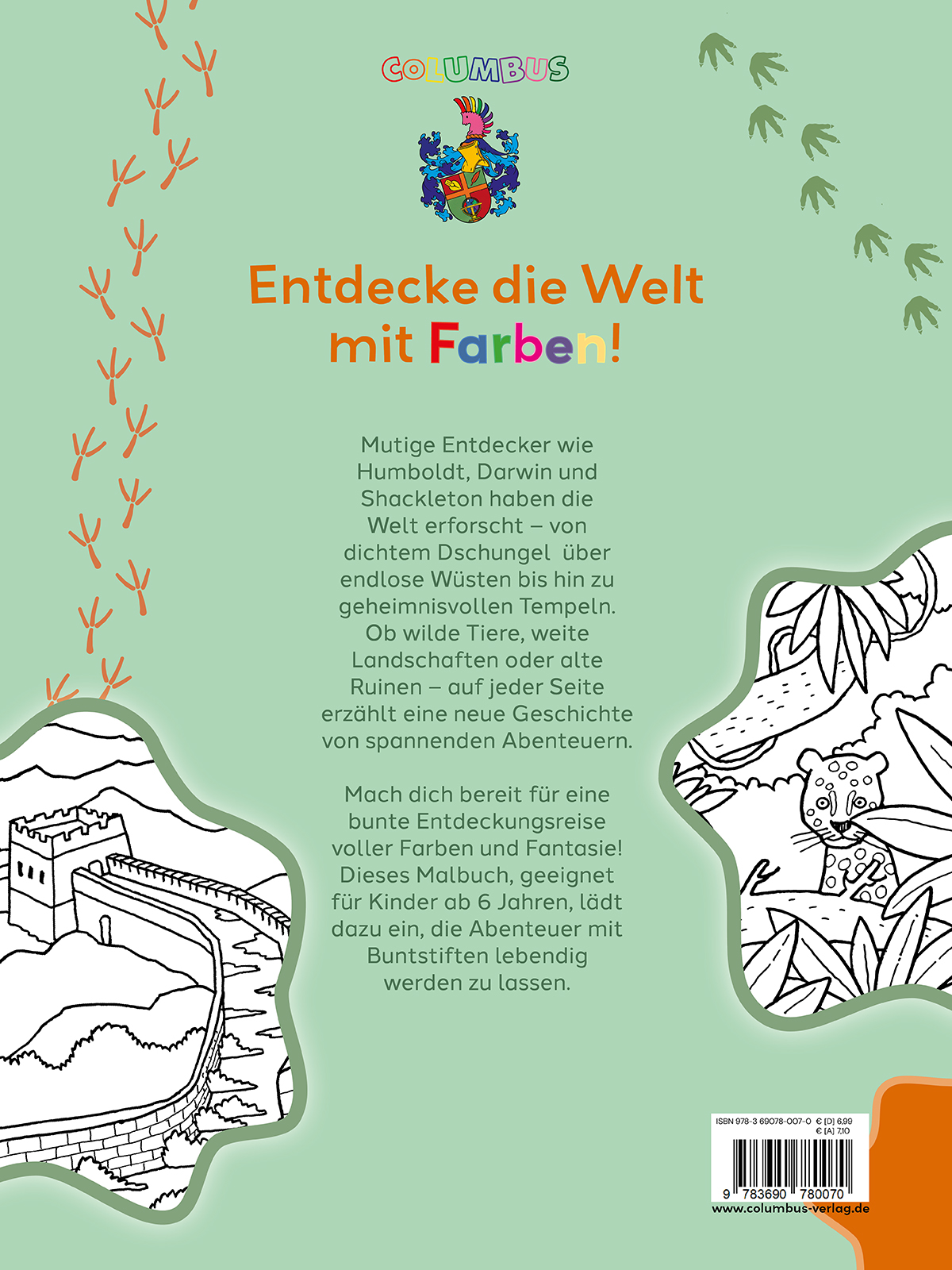  Ausmalreise um die Welt