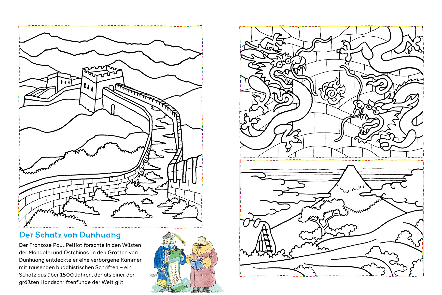  Ausmalreise um die Welt